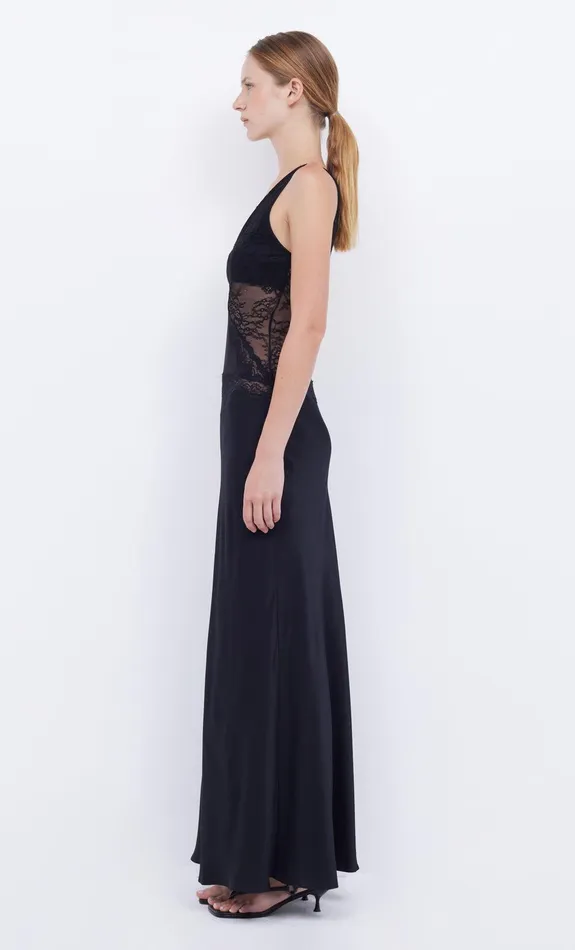 Bec Bridge Wedding Guest Women ABRIELLE LACE MAXI DRESS 8211 BLACKBLACK