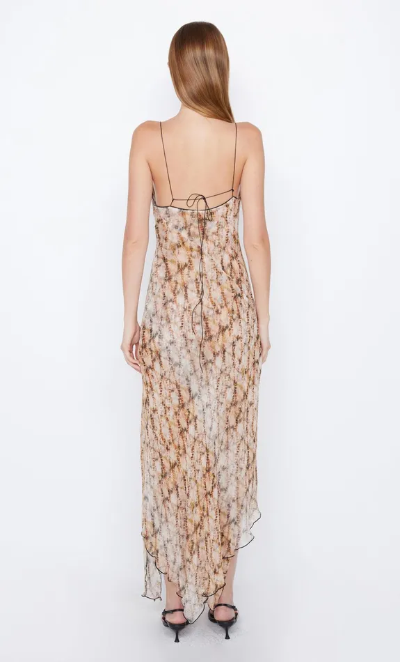 Bec Bridge Wedding Guest Women CIEL ASYM DRESS 8211 GEO SHIBORI
