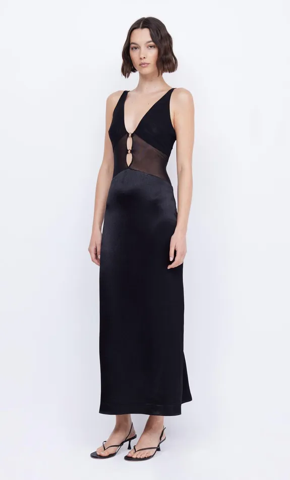 Bec Bridge Wedding Guest Women HACIE MAXI DRESS 8211 BLACK
