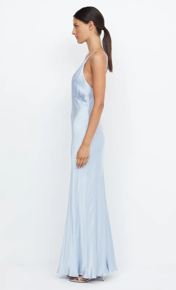 Bec Bridge Wedding Guest Women MOON DANCE V MAXI DRESS 8211 DUSTY BLUE