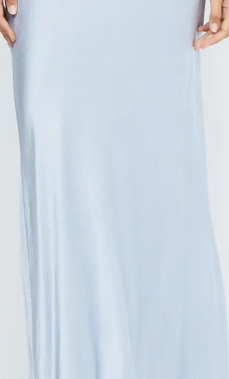 Bec Bridge Wedding Guest Women MOON DANCE V MAXI DRESS 8211 DUSTY BLUE
