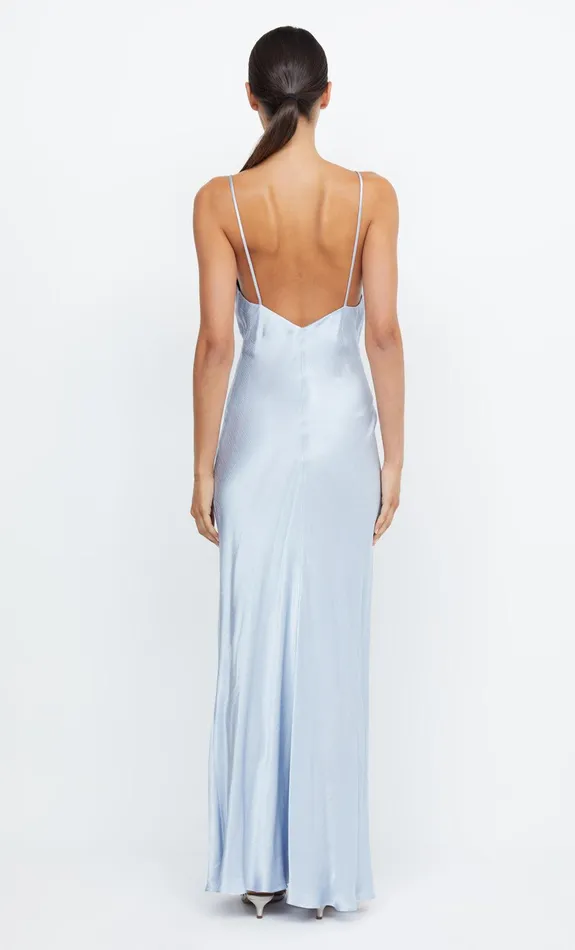 Bec Bridge Wedding Guest Women MOON DANCE V MAXI DRESS 8211 DUSTY BLUE
