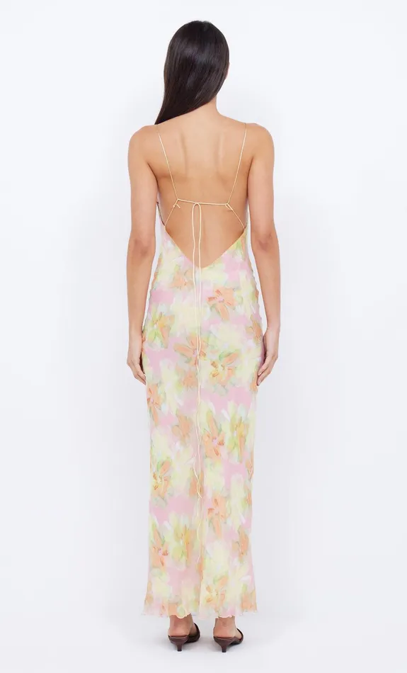 Bec Bridge Wedding Guest Women ZEPHY PRINT SLIP DRESS 8211 PINK BLOSSOM