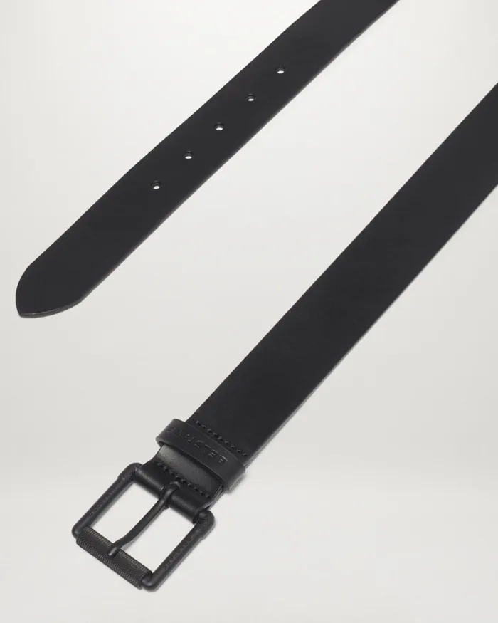 Belts MenWomen Belstaff Roller Buckle Belt Black