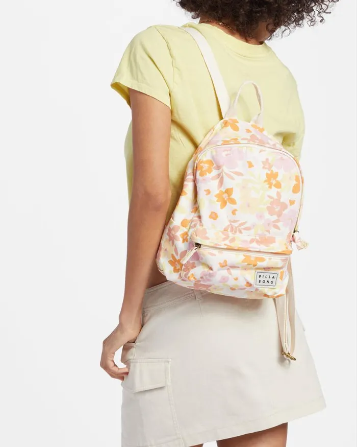 Billabong Backpacks Mini Mama Canvas Backpack Salt Crystal 8211 Women