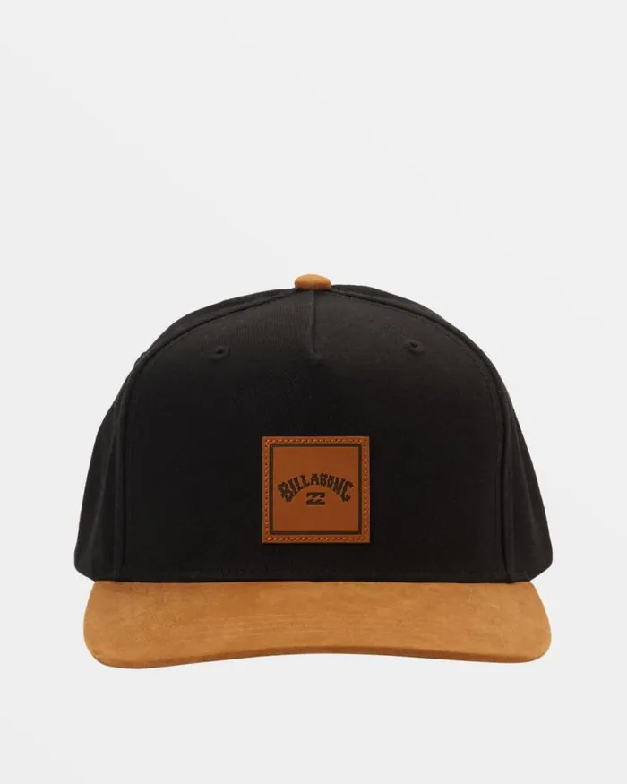 Billabong Beanies and Hats Stacked Snapback Hat Blacktan 8211 Men Billabong Beanies and Hats Stacked Snapback Hat Blacktan 8211 Men