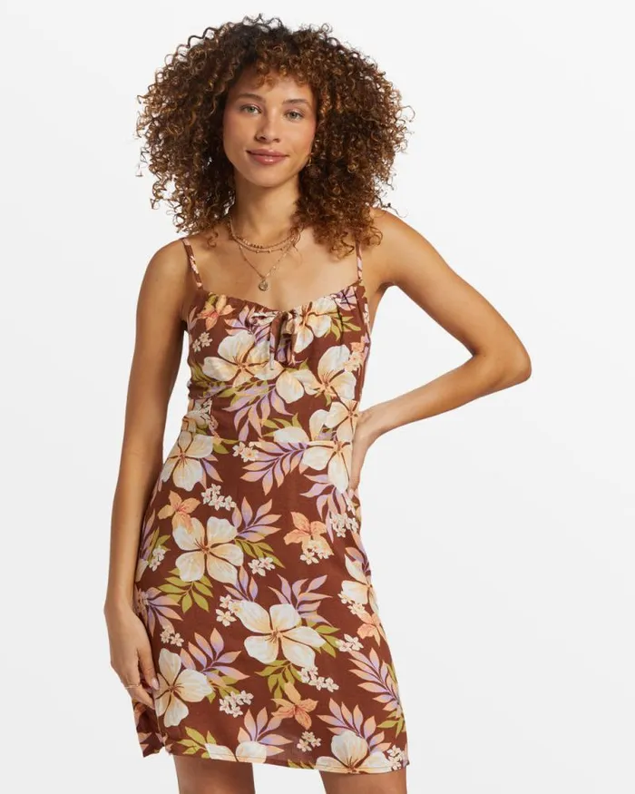Billabong Dresses Island Calling Mini Dress Toasted Coconut 8211 Women