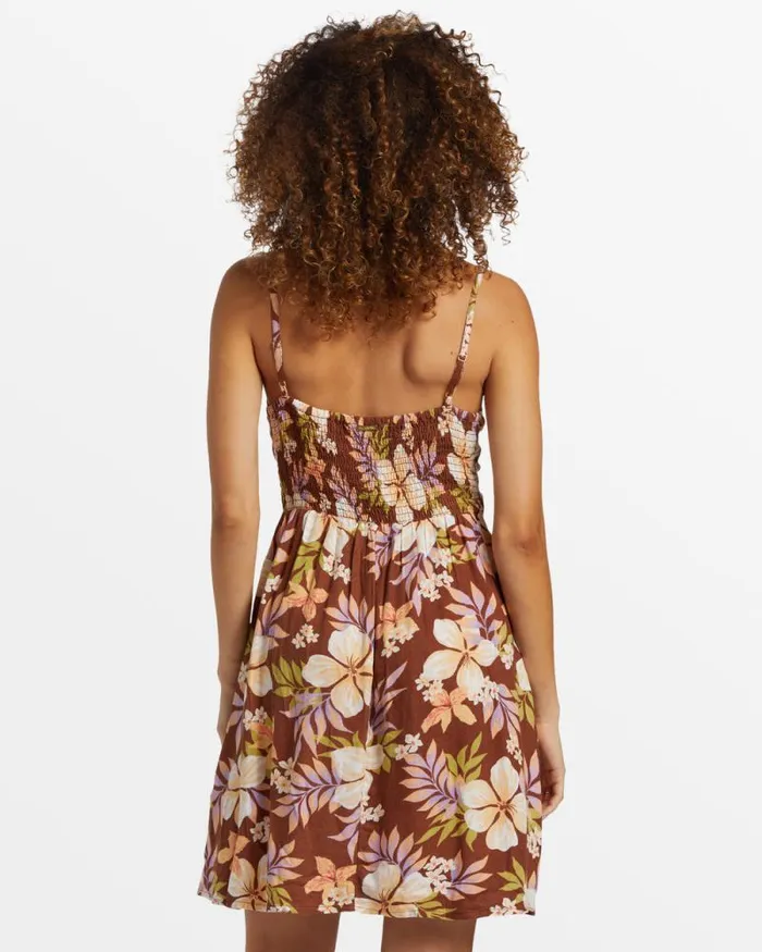 Billabong Dresses Island Calling Mini Dress Toasted Coconut 8211 Women