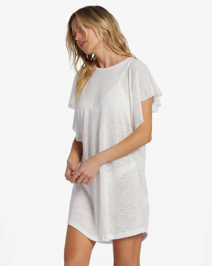 Billabong Dresses Out For Waves CoverUp Dress Salt Crystal 2 8211 Women