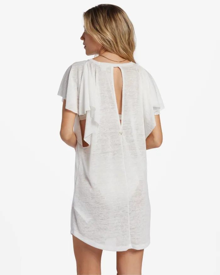 Billabong Dresses Out For Waves CoverUp Dress Salt Crystal 2 8211 Women