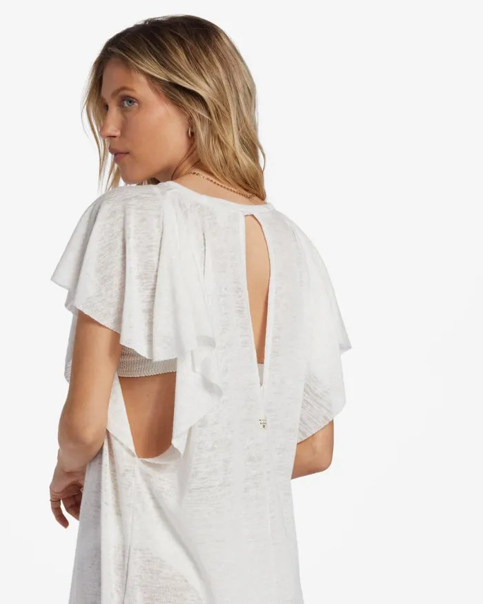 Billabong Dresses Out For Waves CoverUp Dress Salt Crystal 2 8211 Women