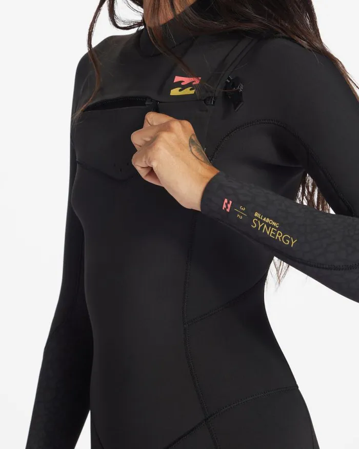 Billabong Fullsuits 32 Synergy Chest Zip Full Wetsuit Wild Black 8211 Women Billabong Fullsuits 32 Synergy Chest Zip Full Wetsuit Wild Black 8211 Women