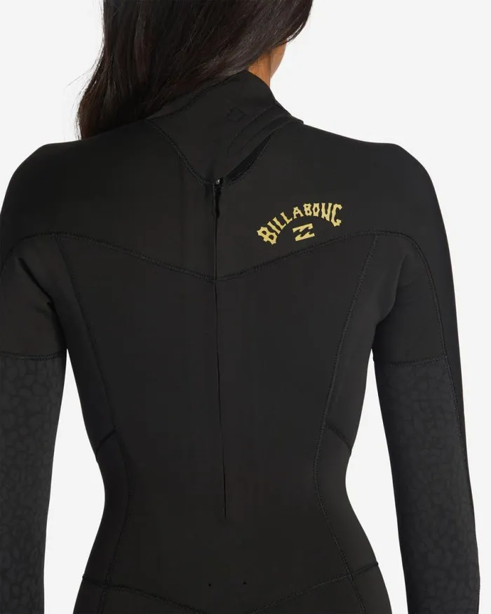 Billabong Fullsuits 43 Synergy Back Zip Full Wetsuit Wild Black 8211 Women