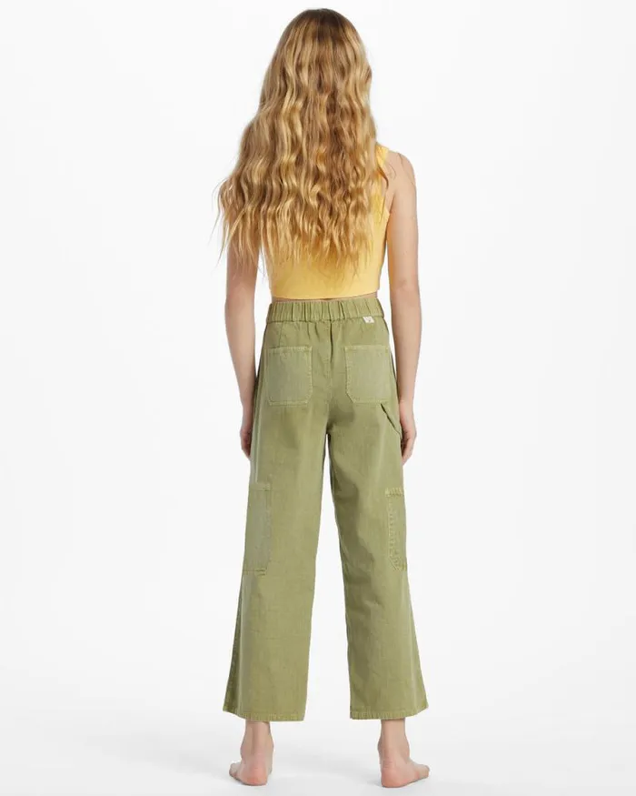 Billabong Girls039 Bottoms Girls Tomboy Cargo Pants Avocado 8211 Women