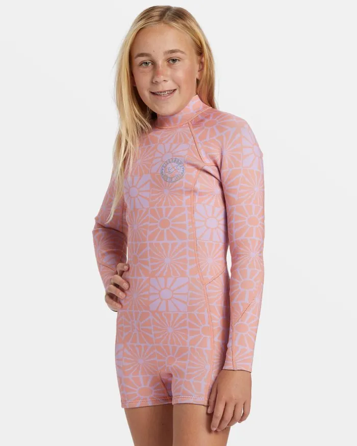 Billabong Girls039 Swim Girls 616 22mm Spring Fever Natural Upcycler Back Zip Long Sleeve Springsuit Peach Paradise 8211 Women Billabong Girls039 Swim Girls 616 22mm Spring Fever Natural Upcycler Back Zip Long Sleeve Springsuit Peach Paradise 8211 Women