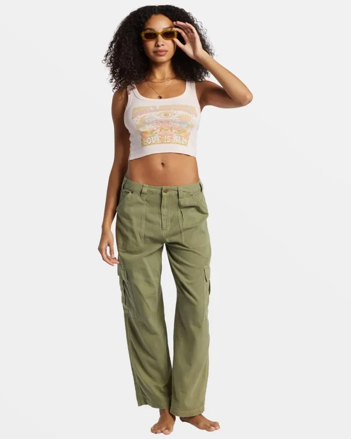 Billabong Graphic Tees and Tanks You039re A Peach Cropped Tank Top Feelin Peachy 8211 Women