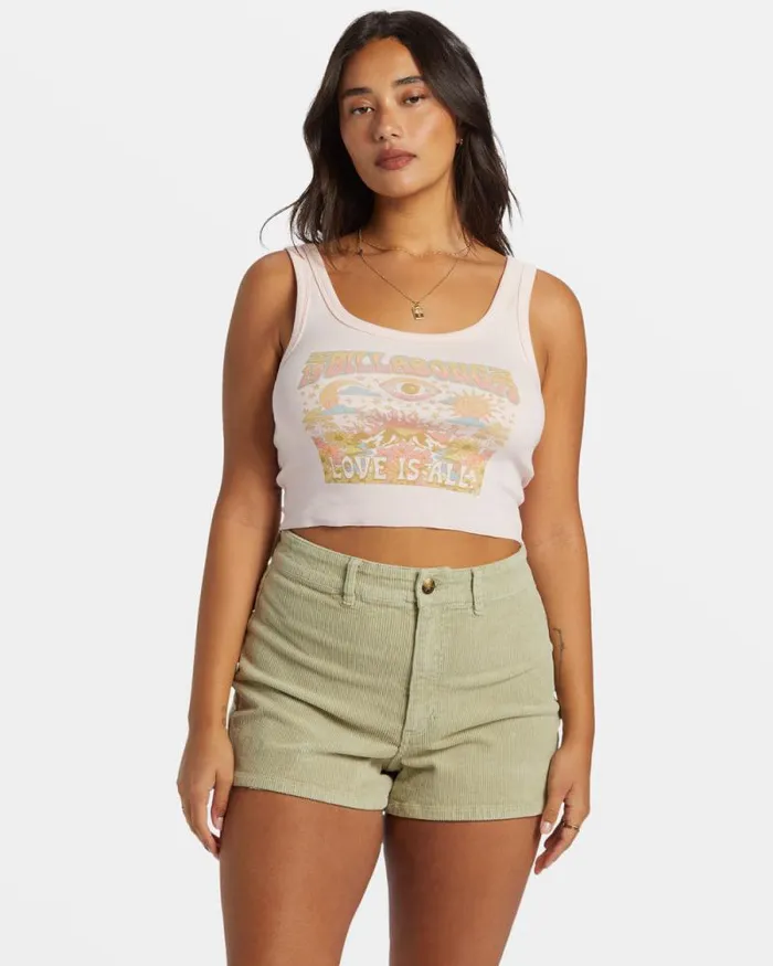 Billabong Graphic Tees and Tanks You039re A Peach Cropped Tank Top Feelin Peachy 8211 Women