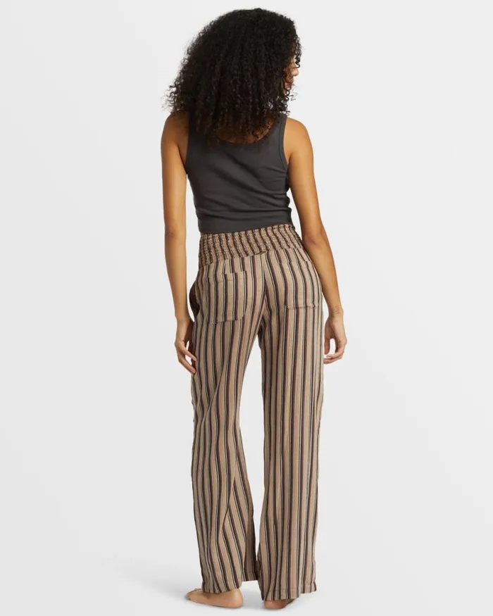 Billabong Jeans and Pants New Waves 2 Elastic Waist Pants Kona 8211 Women