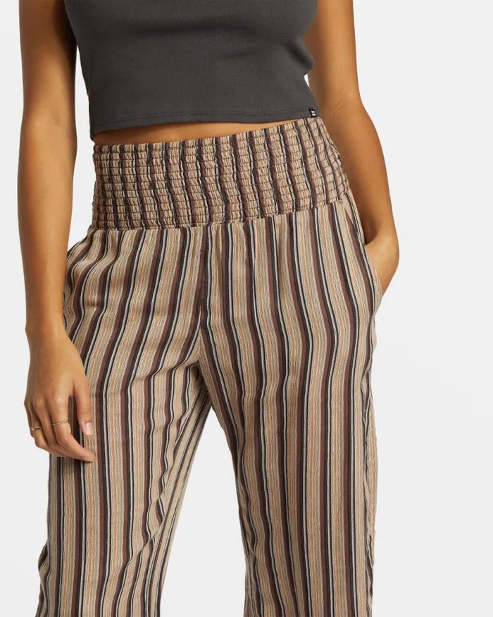 Billabong Jeans and Pants New Waves 2 Elastic Waist Pants Kona 8211 Women