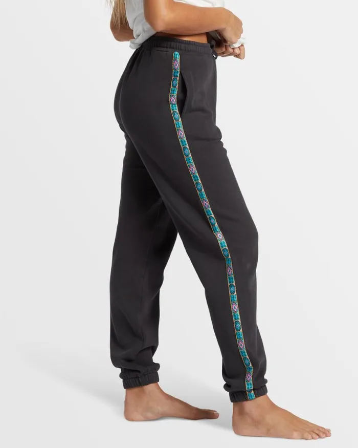 Billabong Jeans and Pants Swipe Right Elastic Waist Joggers Black Sands 8211 Women Billabong Jeans and Pants Swipe Right Elastic Waist Joggers Black Sands 8211 Women