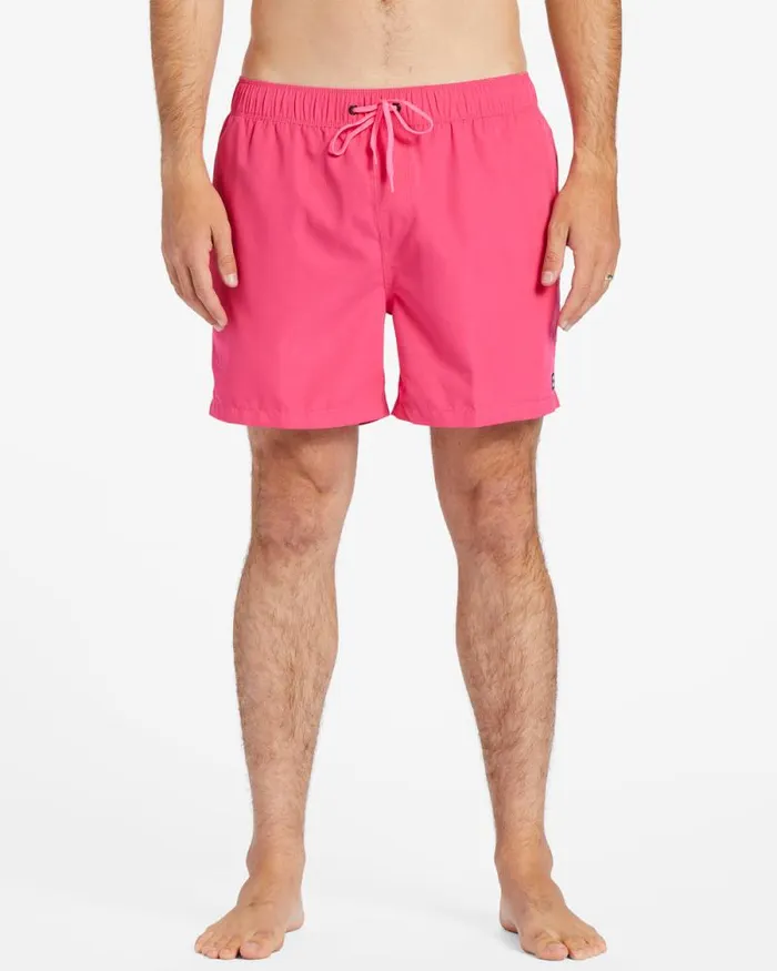 Billabong Layback Boardshorts All Day Layback 16034 Swim Trunks Neon Pink 8211 Men