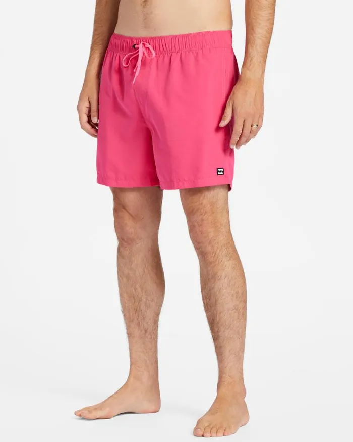 Billabong Layback Boardshorts All Day Layback 16034 Swim Trunks Neon Pink 8211 Men