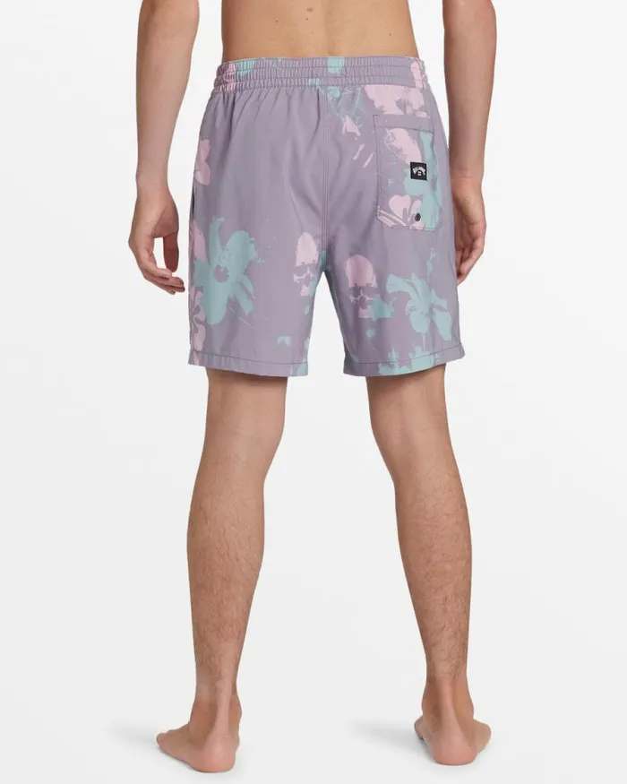 Billabong Layback Boardshorts Sundays Layback 17034 Swim Trunks Purple Ash 8211 Men