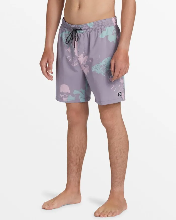 Billabong Layback Boardshorts Sundays Layback 17034 Swim Trunks Purple Ash 8211 Men