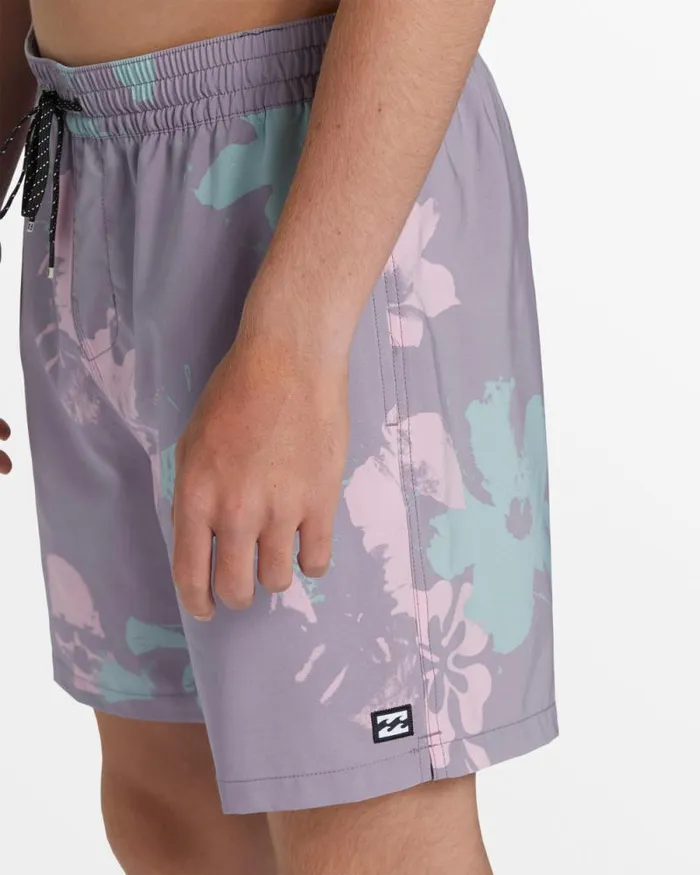 Billabong Layback Boardshorts Sundays Layback 17034 Swim Trunks Purple Ash 8211 Men