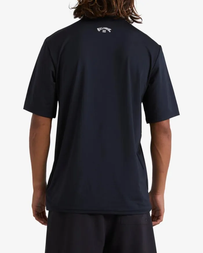 Billabong Rashguards and Surf Tees All Day Wave Loose Fit Short Sleeve Surf Tee Black 8211 Men Billabong Rashguards and Surf Tees All Day Wave Loose Fit Short Sleeve Surf Tee Black 8211 Men