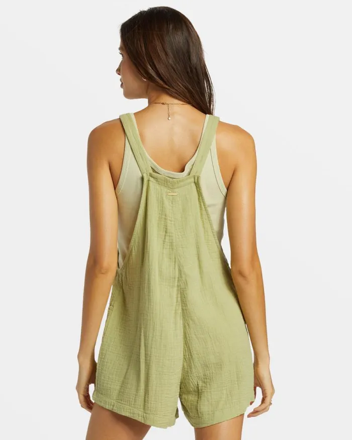 Billabong Rompers and Jumpsuits Beach Crush Romper Avocado 8211 Women