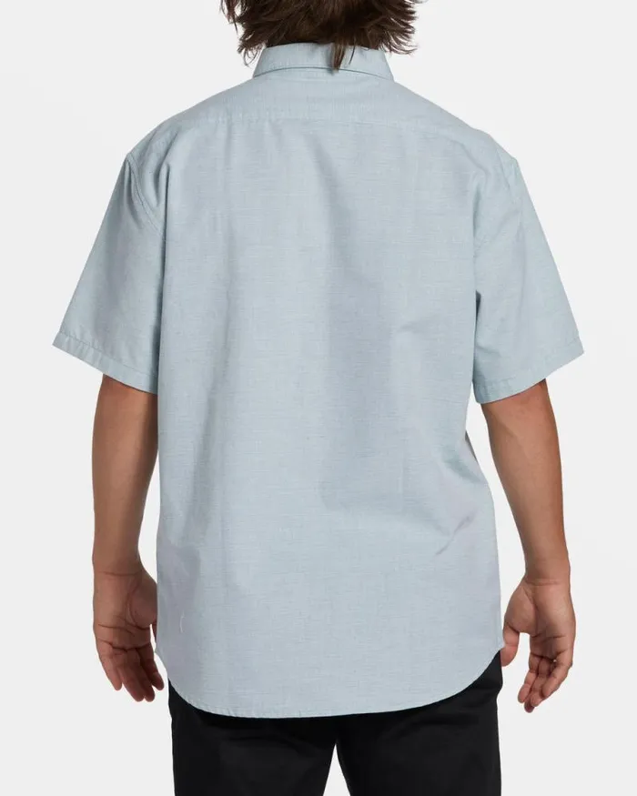 Billabong Shirts All Day Short Sleeve Shirt Jade Stone 8211 Men