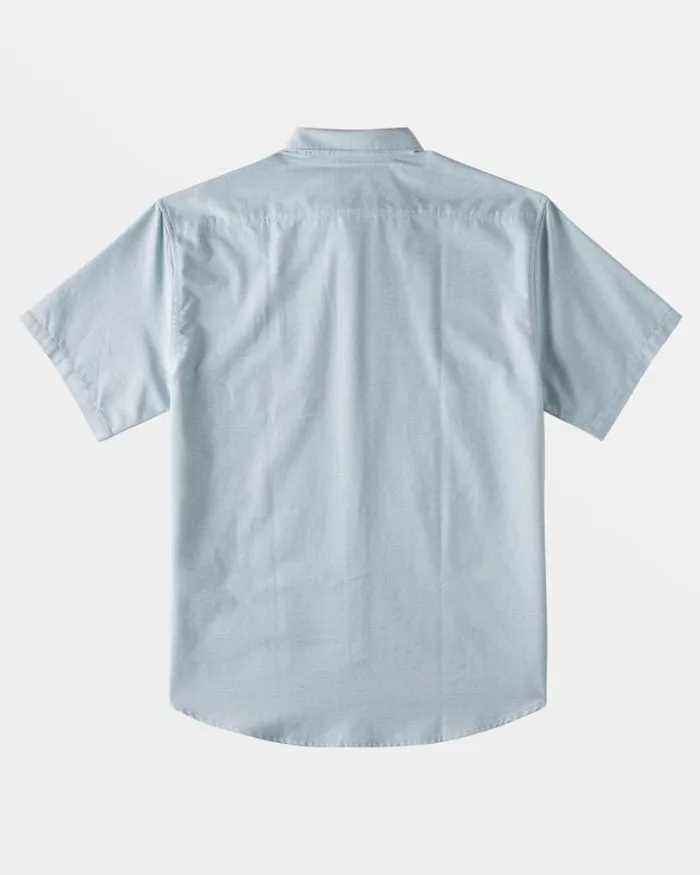 Billabong Shirts All Day Short Sleeve Shirt Jade Stone 8211 Men