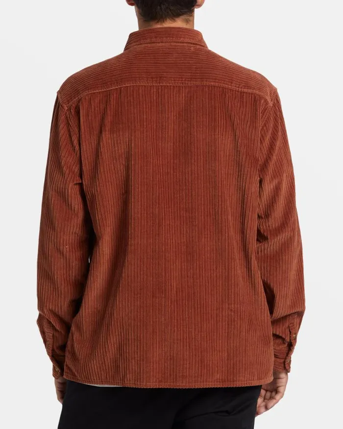 Billabong Shirts Bong Days Long Sleeve Cord Shirt Rust 8211 Men Billabong Shirts Bong Days Long Sleeve Cord Shirt Rust 8211 Men