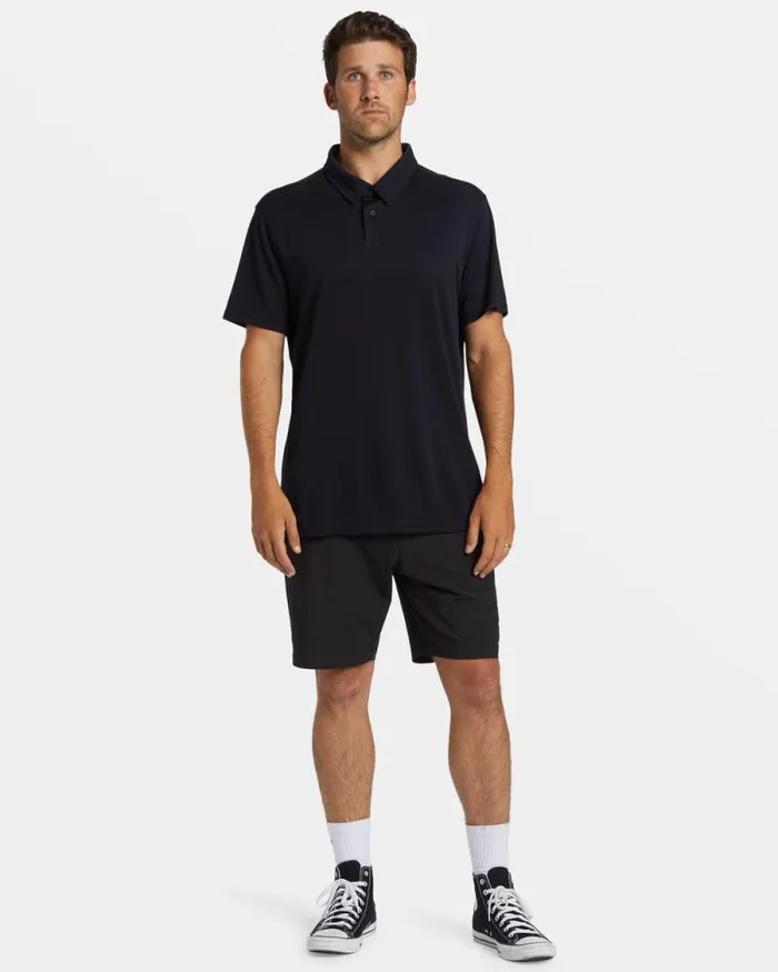 Billabong Shirts Offshore Short Sleeve Polo Tshirt Black 8211 Men Billabong Shirts Offshore Short Sleeve Polo Tshirt Black 8211 Men