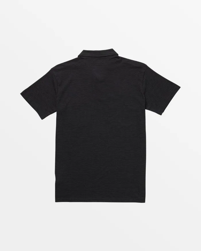 Billabong Shirts Short Sleeve Polo Shirt Black Heather 8211 Men