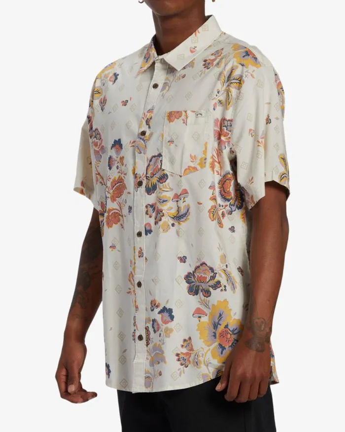 Billabong Shirts Sundays Short Sleeve Shirt Taupe 8211 Men Billabong Shirts Sundays Short Sleeve Shirt Taupe 8211 Men