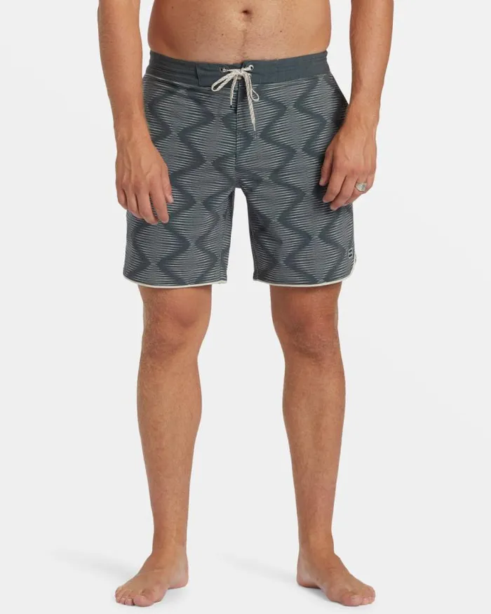 Billabong Short Length 16034 8211 175034 73 Lo Tide 18034 Boardshorts Slate Green 8211 Men