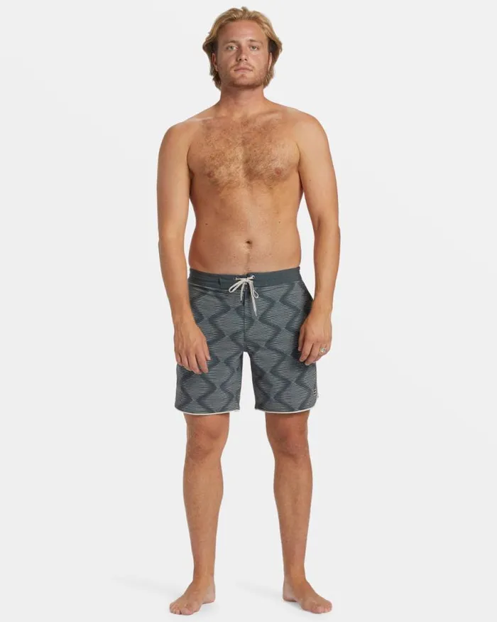 Billabong Short Length 16034 8211 175034 73 Lo Tide 18034 Boardshorts Slate Green 8211 Men