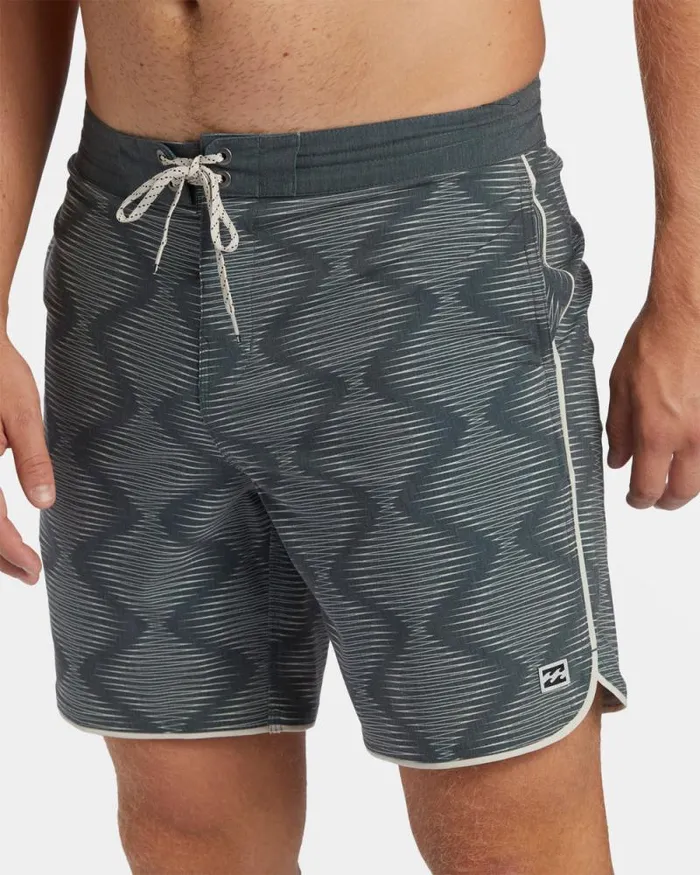 Billabong Short Length 16034 8211 175034 73 Lo Tide 18034 Boardshorts Slate Green 8211 Men