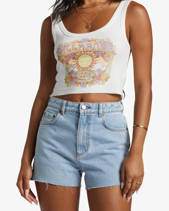 Billabong Shorts High Tides Denim Shorts Soft Indigo 8211 Women