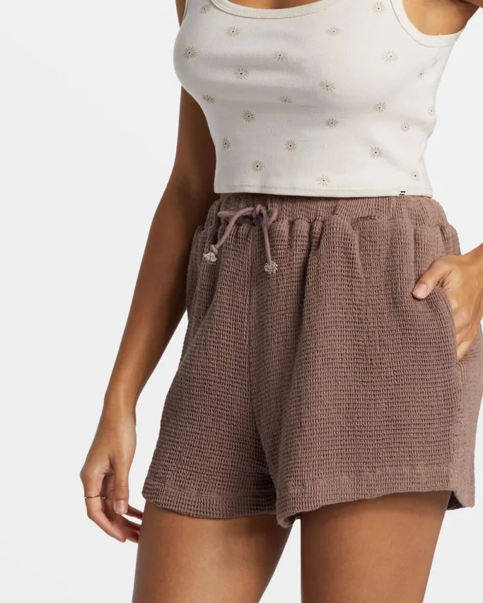Billabong Shorts Odyssey Elastic Waist Shorts Kona 8211 Women
