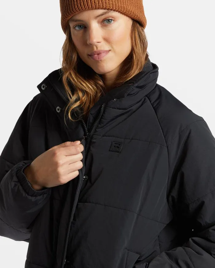 Billabong Sweatshirts and Fleece High Route Puffer Jacket Black 8211 Women Billabong Sweatshirts and Fleece High Route Puffer Jacket Black 8211 Women