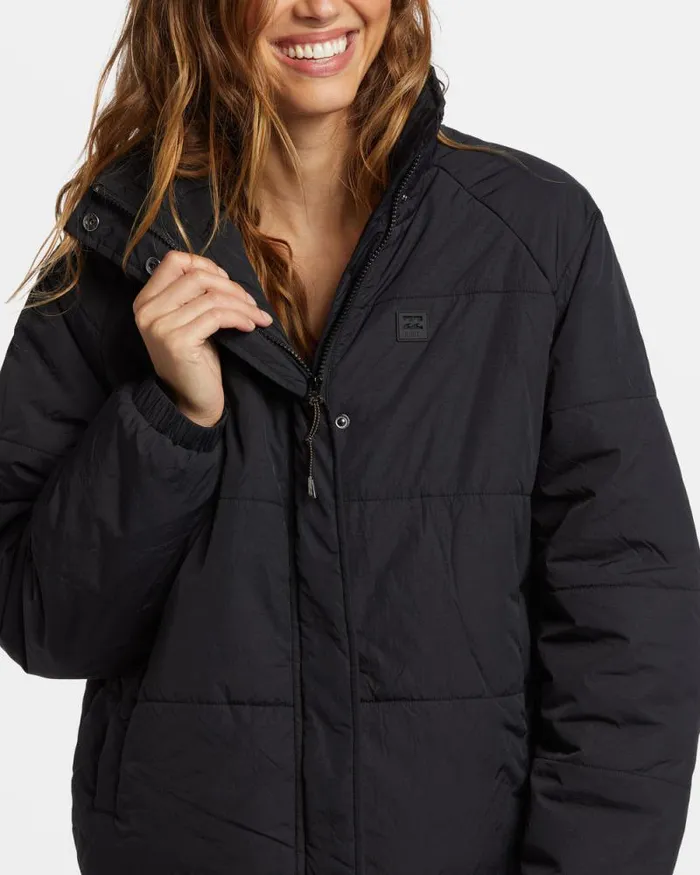Billabong Sweatshirts and Fleece High Route Puffer Jacket Black 8211 Women Billabong Sweatshirts and Fleece High Route Puffer Jacket Black 8211 Women