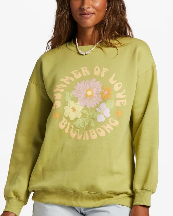 Billabong Sweatshirts and Fleece Lovers Forever Seaweed 8211 Women