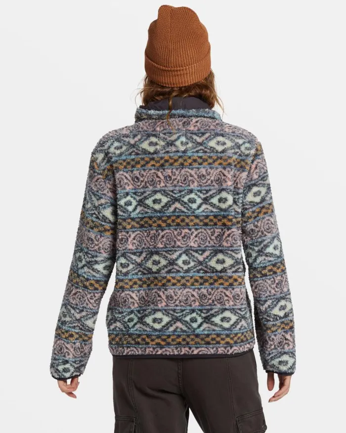 Billabong Sweatshirts and Fleece Switchback Mock Neck Fleece Dusty Peach 8211 Women