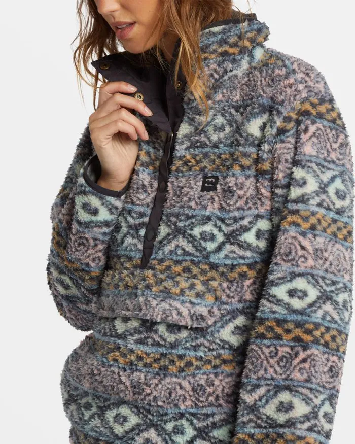Billabong Sweatshirts and Fleece Switchback Mock Neck Fleece Dusty Peach 8211 Women