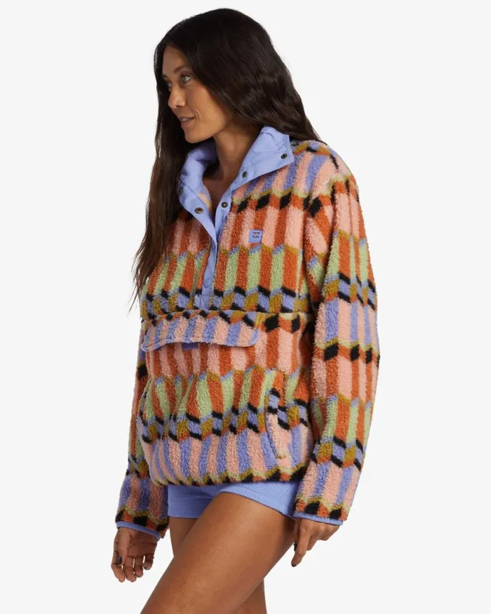 Billabong Sweatshirts and Fleece Switchback Mock Neck Fleece Multi 8211 Women Billabong Sweatshirts and Fleece Switchback Mock Neck Fleece Multi 8211 Women
