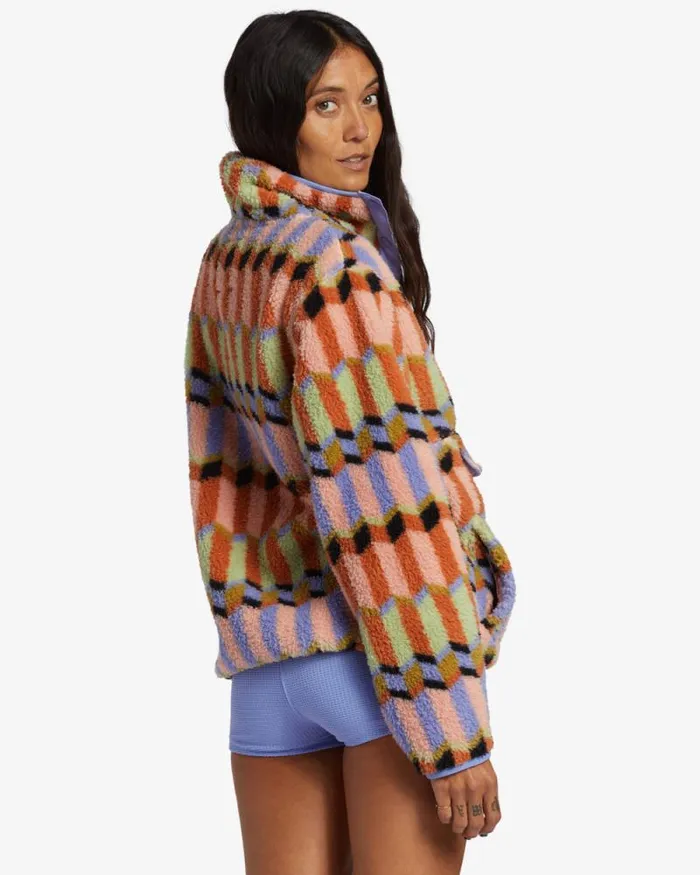 Billabong Sweatshirts and Fleece Switchback Mock Neck Fleece Multi 8211 Women Billabong Sweatshirts and Fleece Switchback Mock Neck Fleece Multi 8211 Women