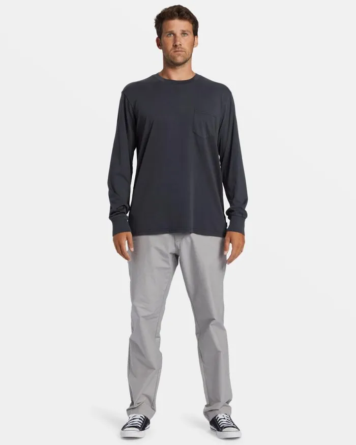 Billabong TShirts Essential Long Sleeve Tshirt Black 8211 Men Billabong TShirts Essential Long Sleeve Tshirt Black 8211 Men